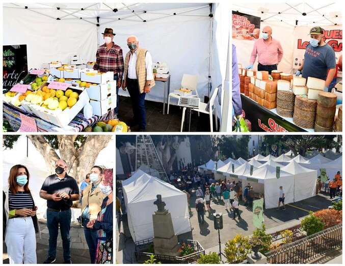 Collage de fotos de la feria/TA.